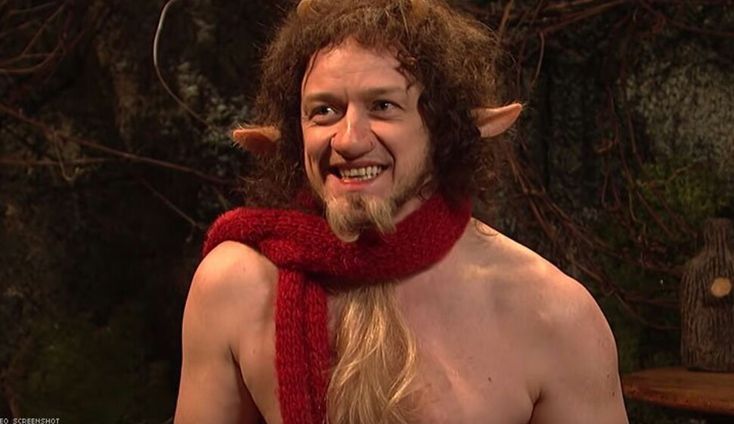 Mr. Tumnus comes out of the Wardrobe on SNL | Snl, Fictional characters ...