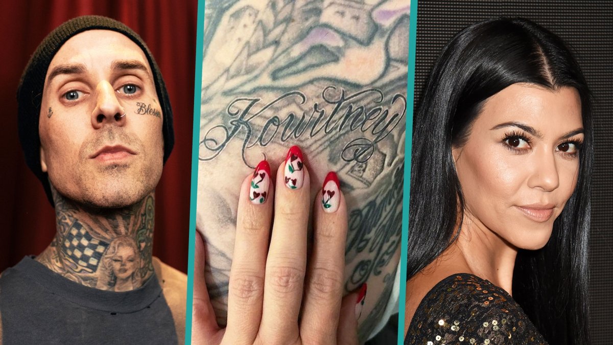 Travis Barker Gets Kourtney Kardashian's Name Tattooed - NBC Chicago