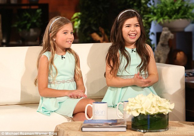 YouTube stars Sophia Grace and Rosie return to The Ellen Show | Daily ...