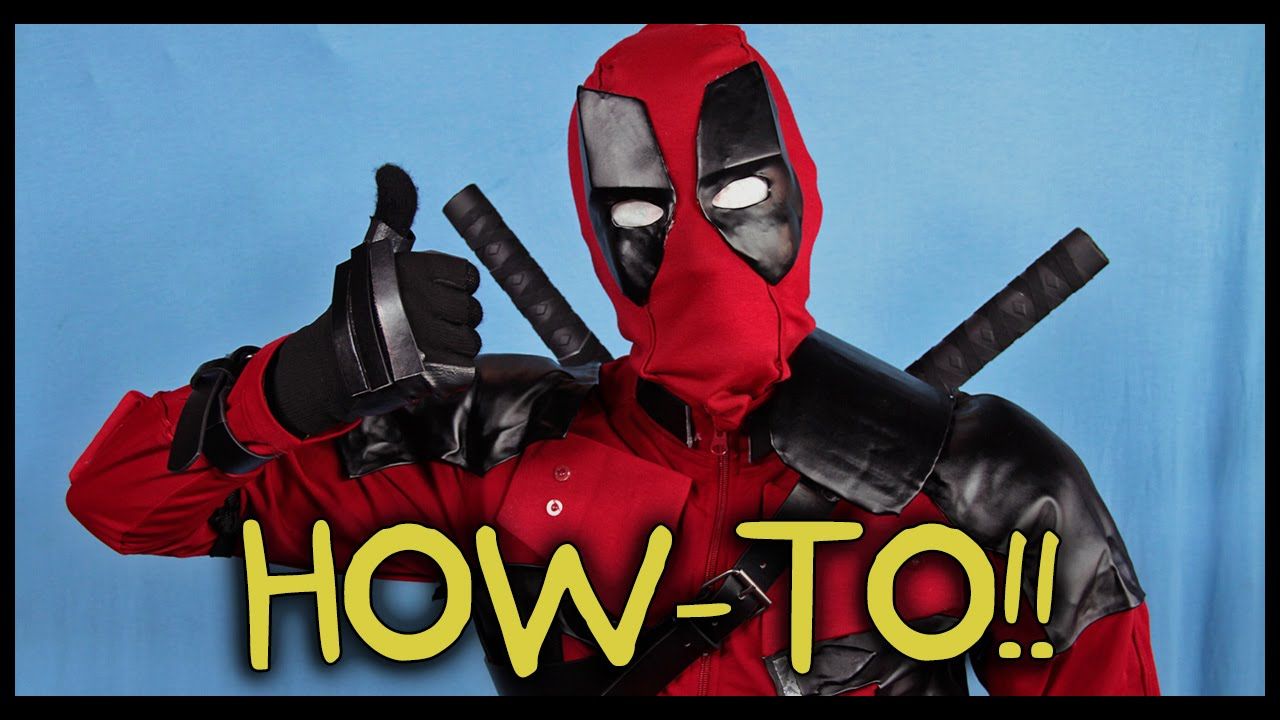 Make Your Own Deadpool Costume! - Homemade How-to! | SSOS | Deadpool ...
