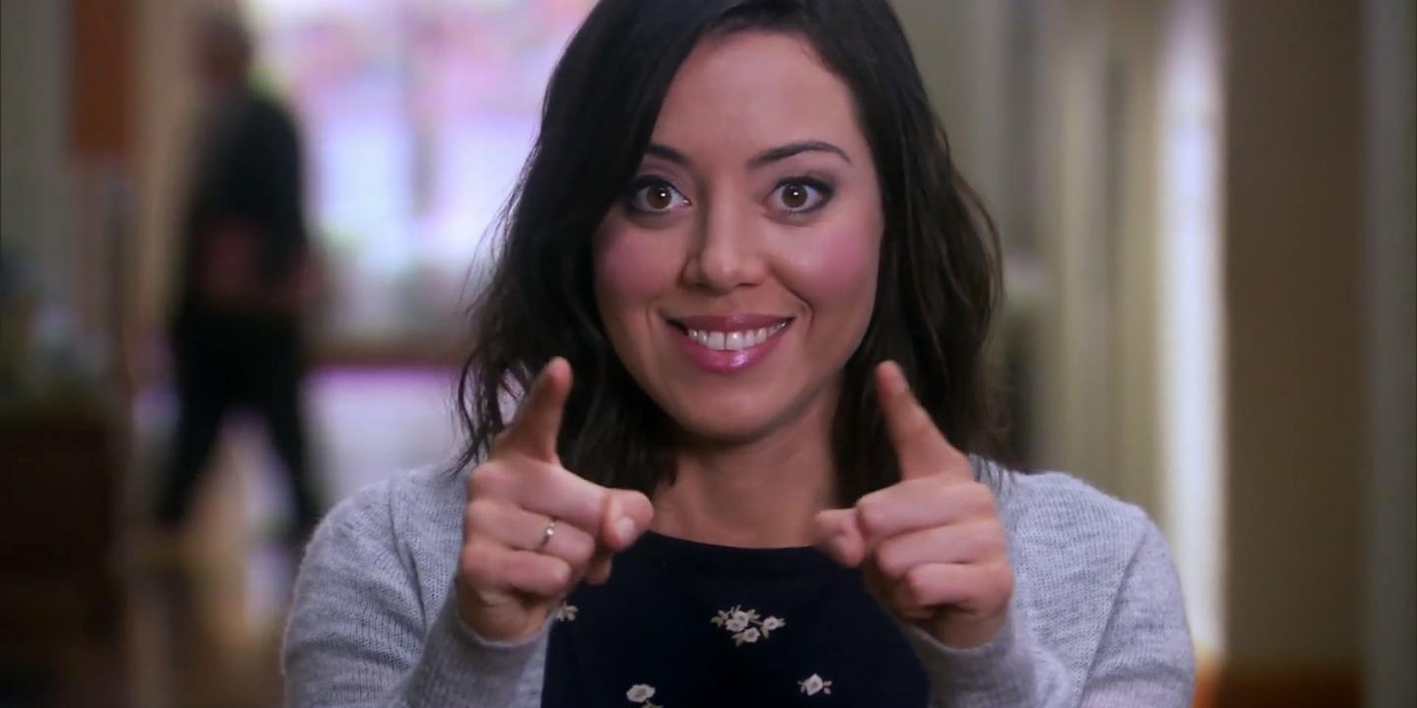 Aubrey Plaza Stroke On Parks And Rec - Famous Person