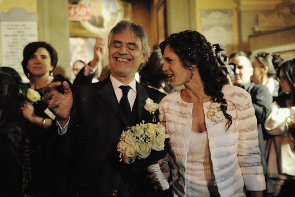 Andrea Bocelli marries old love Veronica Berti - Entertainment ...