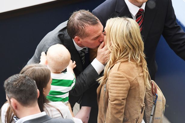 Just married! Football manager Brendan Rodgers and fiancee's fairytale ...