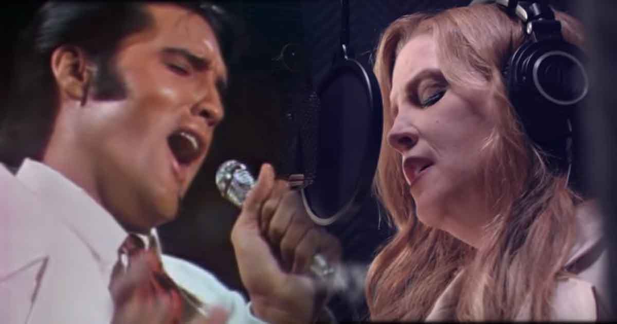 Elvis & Lisa Marie Presley Deliver a Haunting Country Gospel Duet