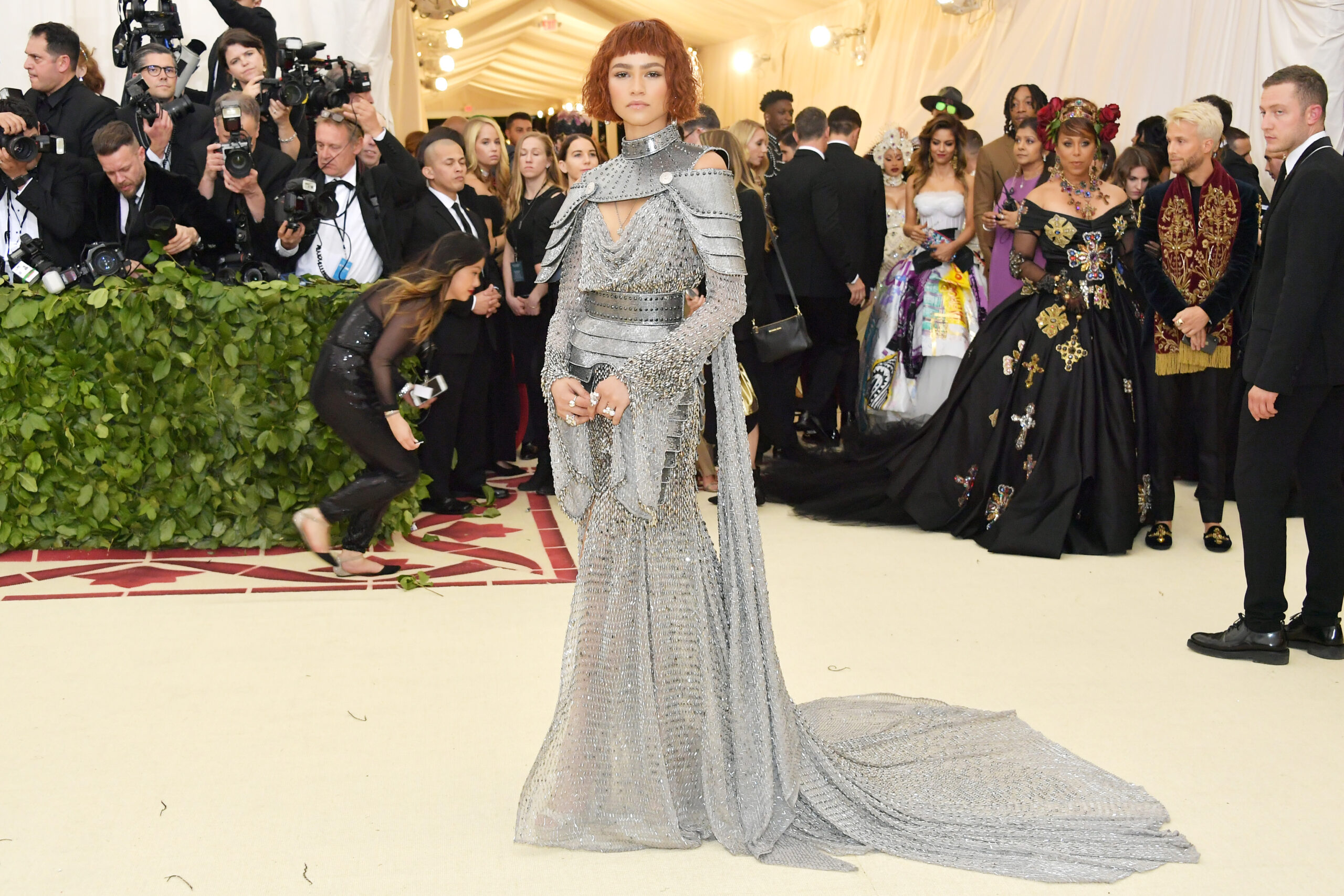 Zendaya Channels Joan Of Arc Inspired Gown At The Met Gala & The ...