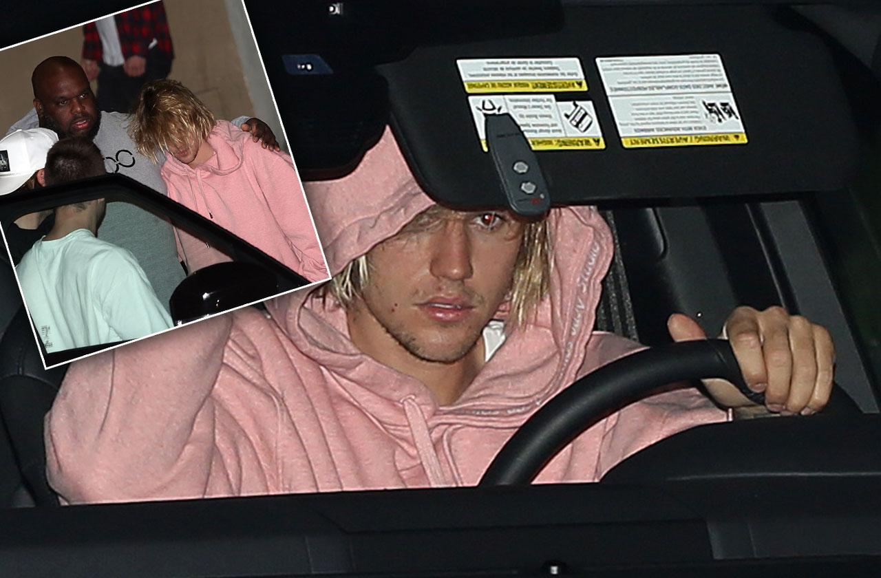 Justin Bieber Looks Sad After Learning Of Selena Gomez's Hospitalization