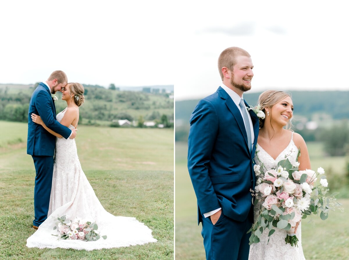 Morgan + Evan // Romantic Tented Wedding in Western New York