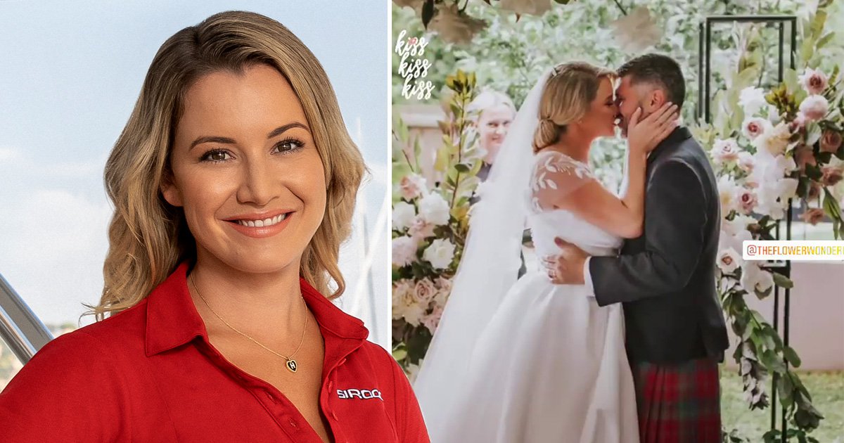 Below Deck Mediterranean star Hannah Ferrier marries Josh Roberts in ...