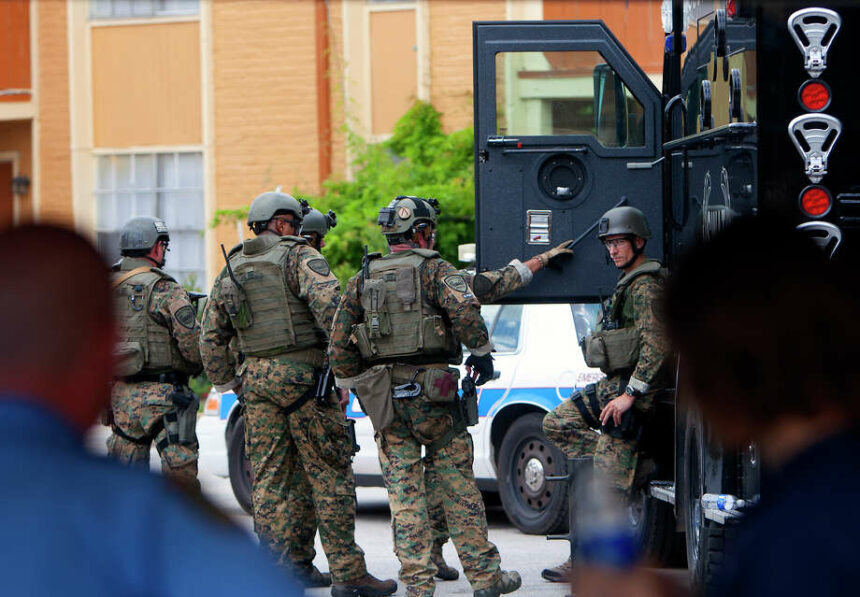 Discovering the meaning of SWAT in Houston.