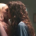Exploring the Romantic Dynamics between Rue and Jules: A Look at Their Intimate Moment on the Show.