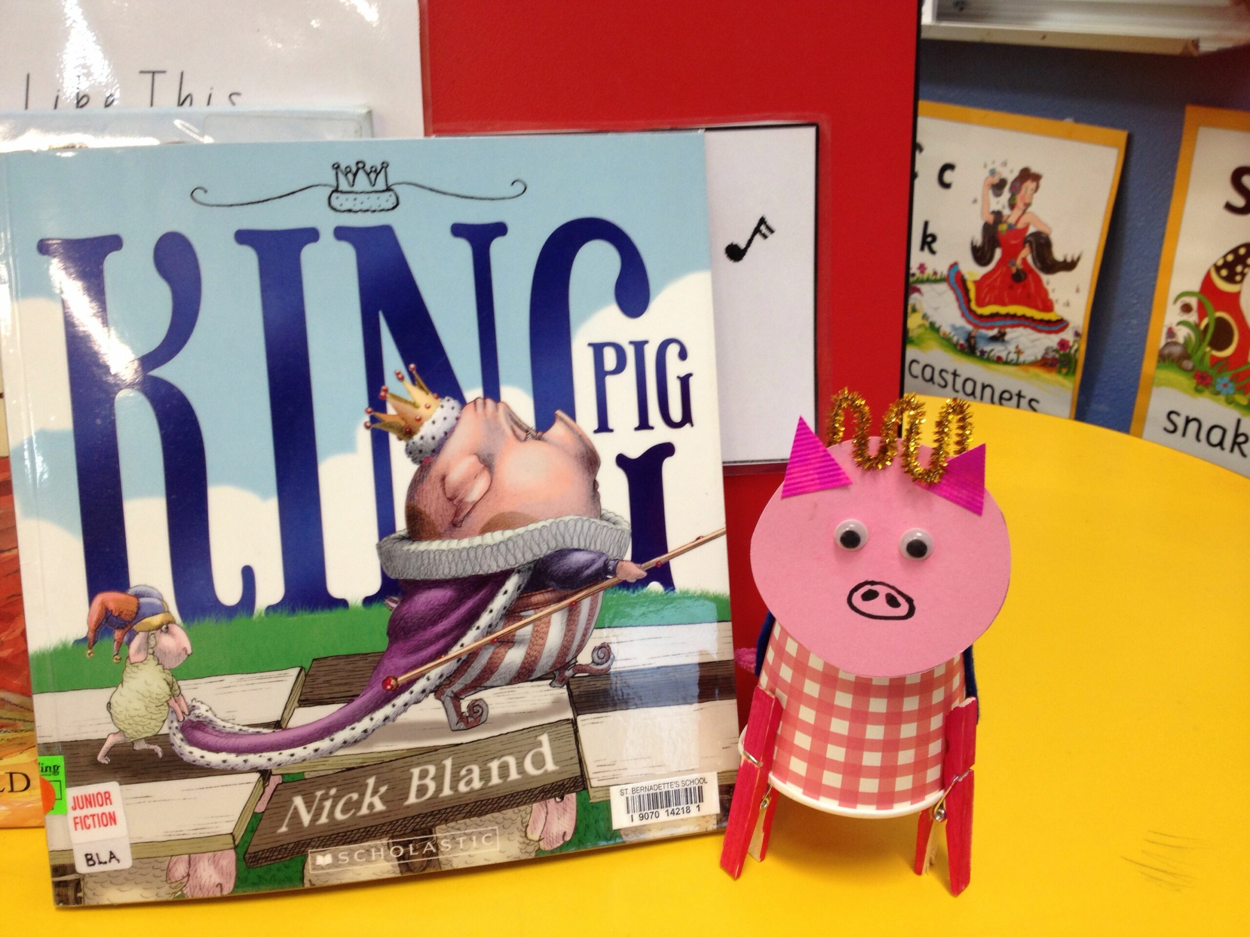 King Pig - Nick Bland art activity for Book Week | Pig crafts, Author ...