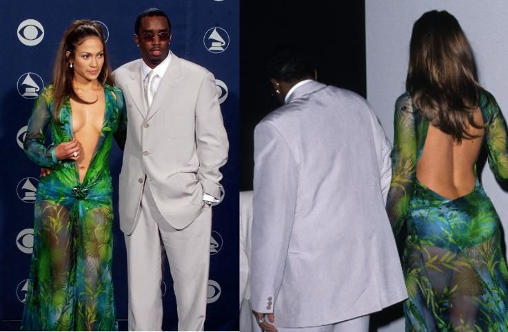 Jennifer Lopez and Puff Daddy at the 2000 Grammy Awards | Jennifer ...