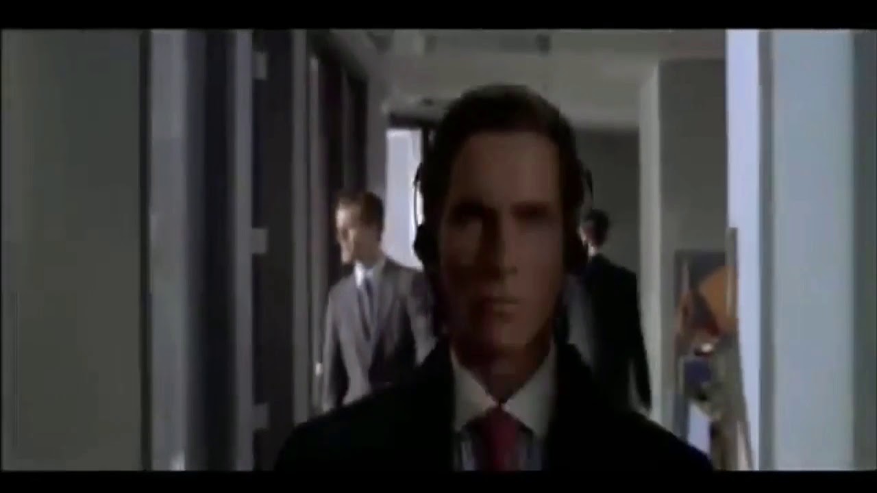 patrick bateman listening to music - YouTube