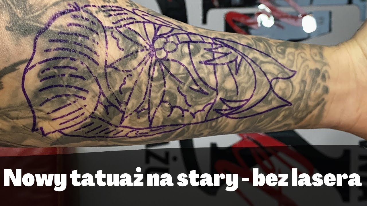 Blast Over Tattoo - czyli nowy na stary tatuaż. - YouTube