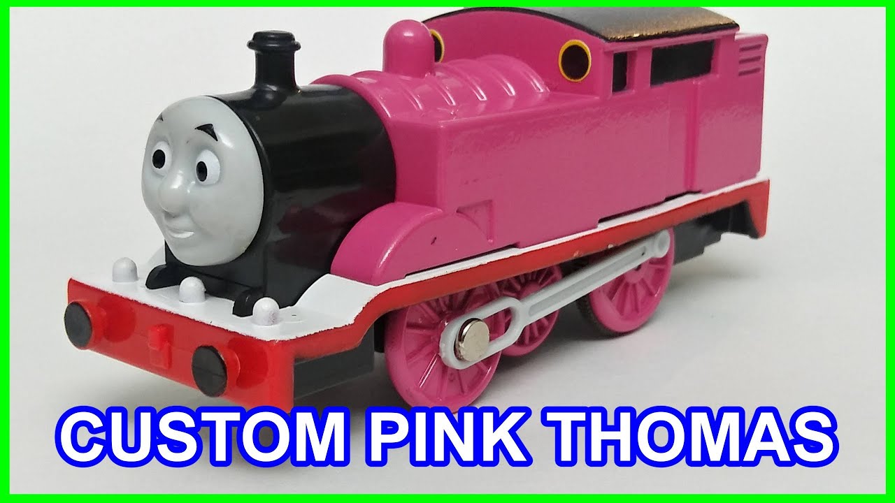 Trackmaster custom Pink Thomas - YouTube