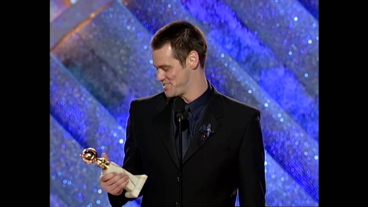 Jim Carrey Wins Best Actor Motion Picture Drama - Golden Globes 1999 ...