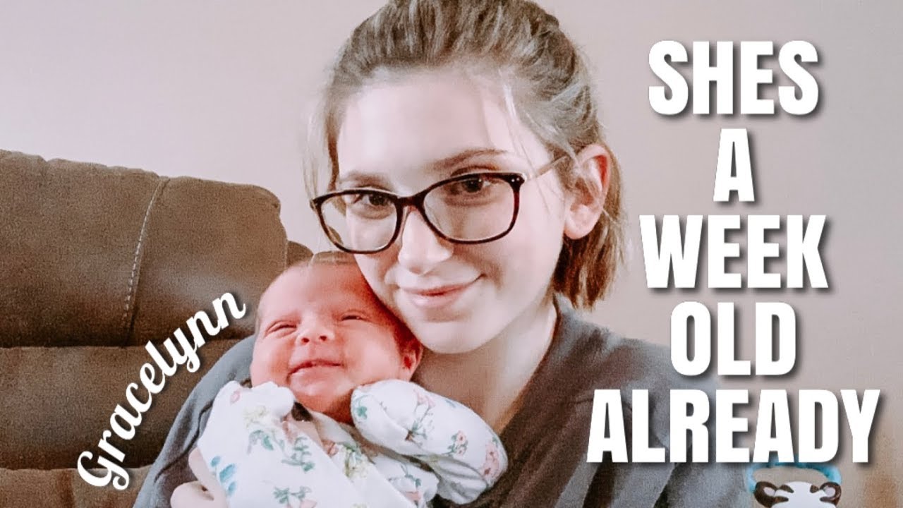 NEWBORN BABY ONE WEEK UPDATE| Teen Mom Mckayla Adkins - YouTube