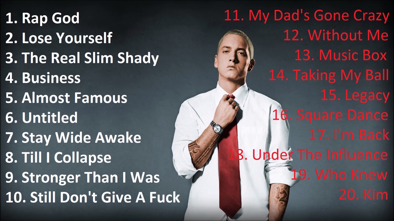 Eminem Greatest Hits Full Album - YouTube