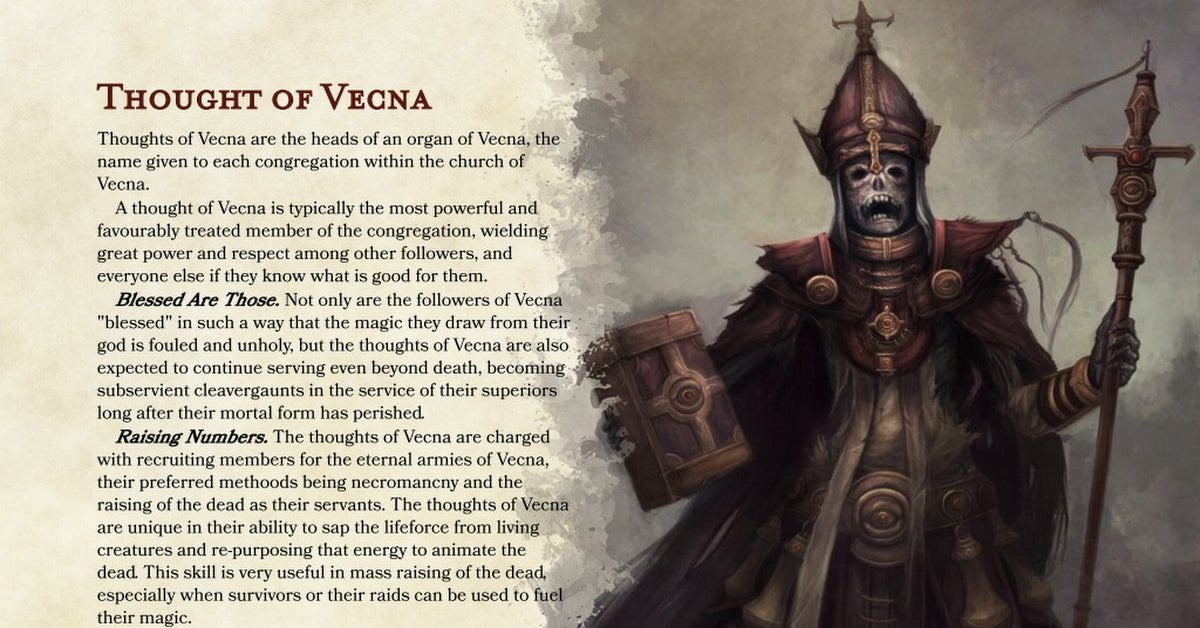 Day 467: Thought of Vecna : monsteraday
