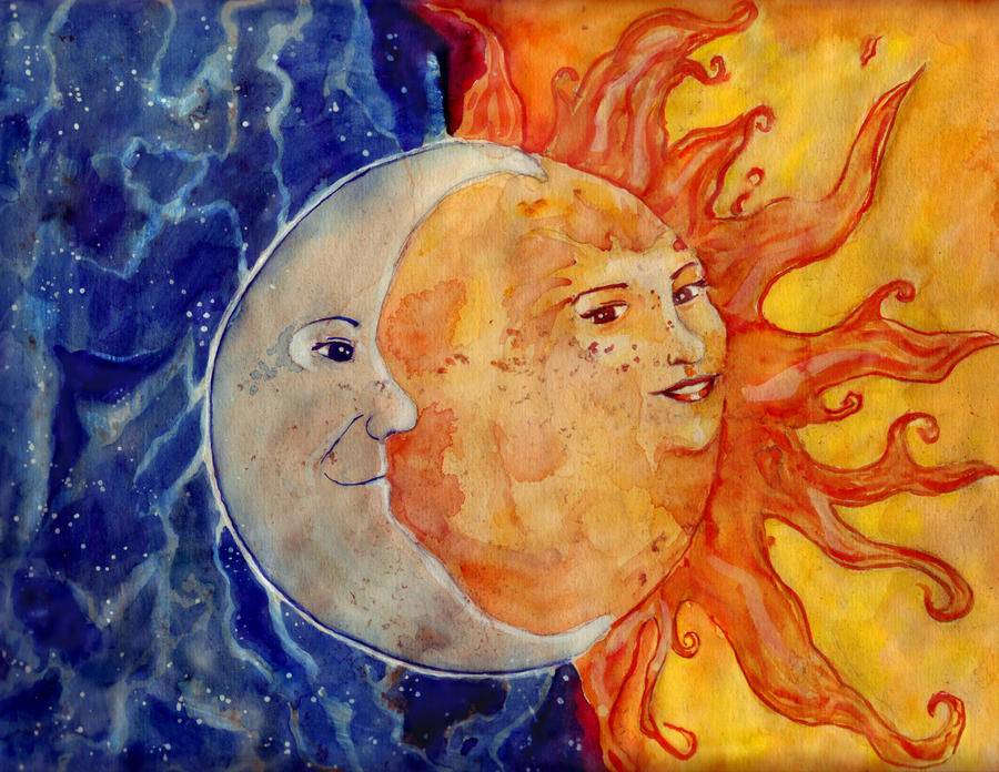 Sun And Moon by angerbunnie on DeviantArt