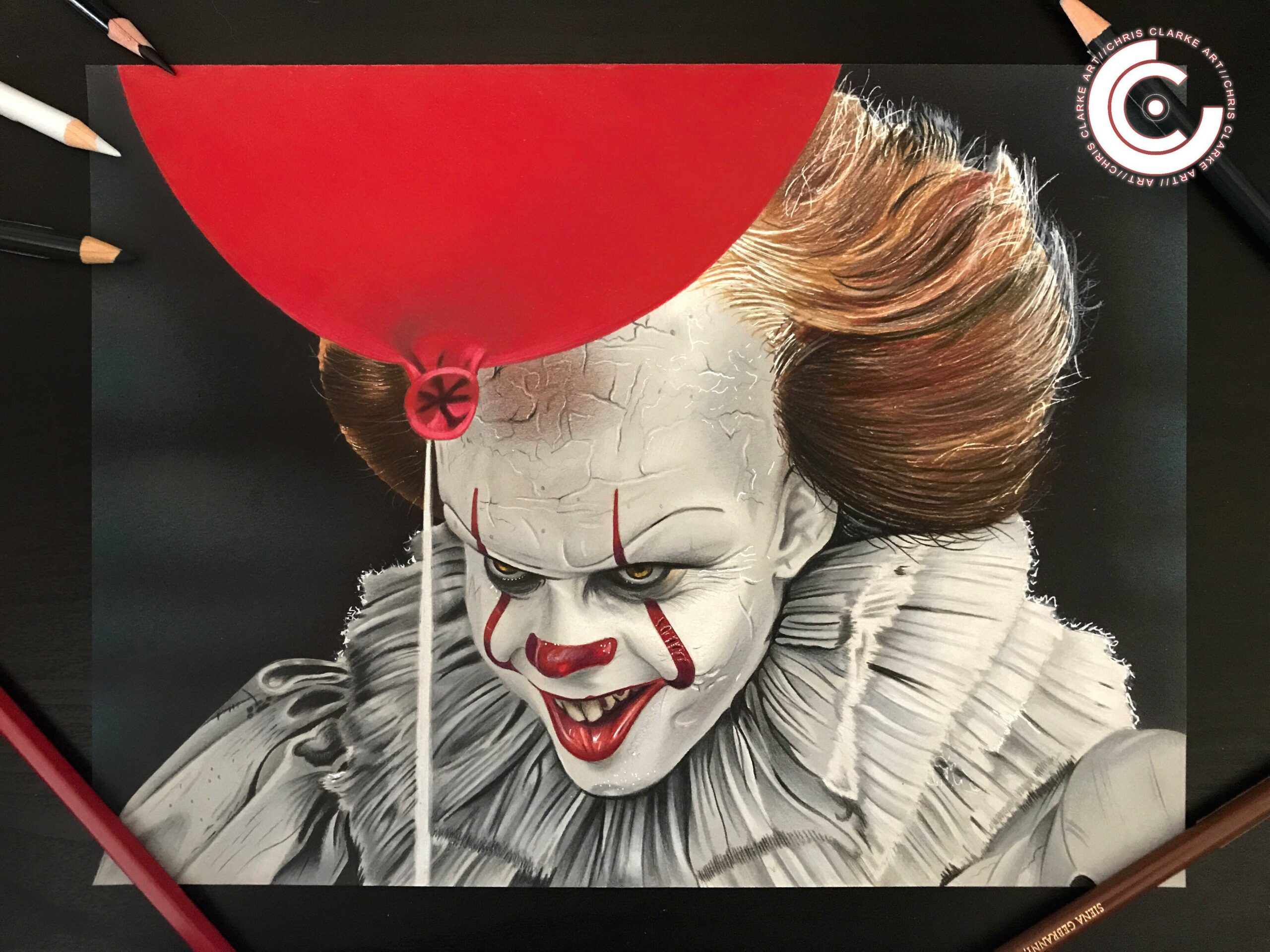 My Pennywise Pencil drawing from a few years back. : toptalent